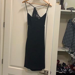 Mason black lace back dress size 6